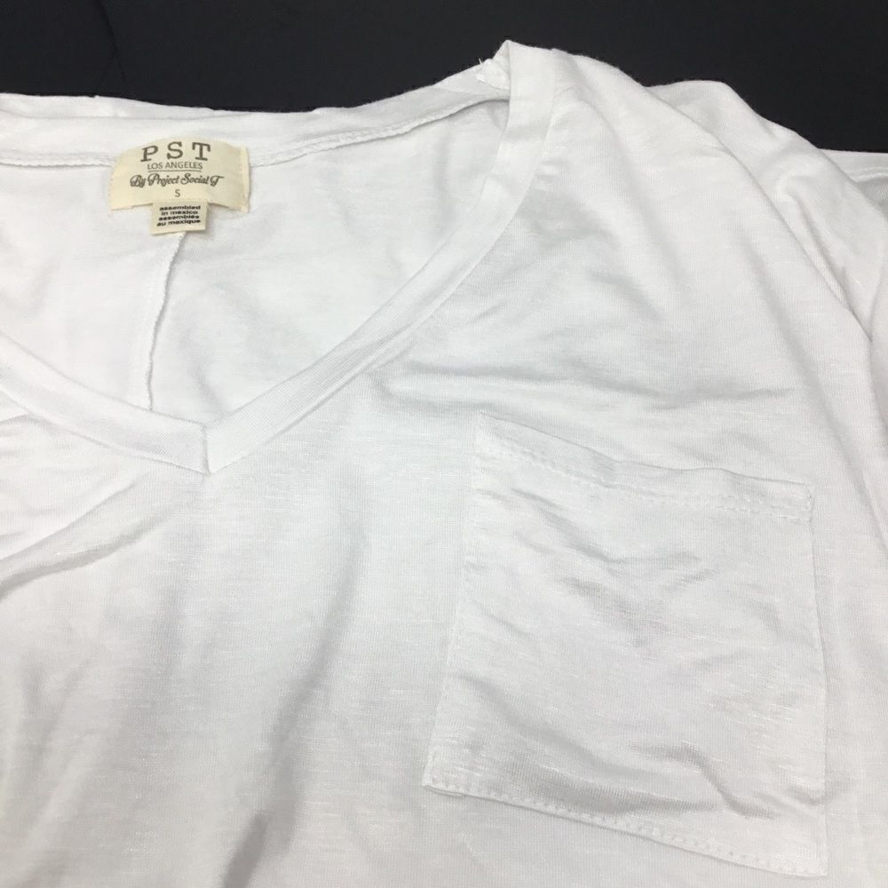 PST by Project Social T V-Neck Pocket Tee (D4) - Picture 6 of 6